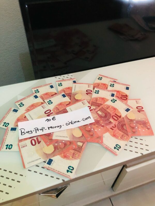 COMPRE BILLETES FALSOS DE 10 EUROS QUE PARECE REALES – DINERO FALSIFICADO REALISTA A LA VENTA