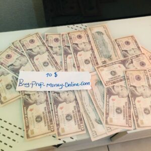 Compre billetes falsos de $10 dólares indetectables