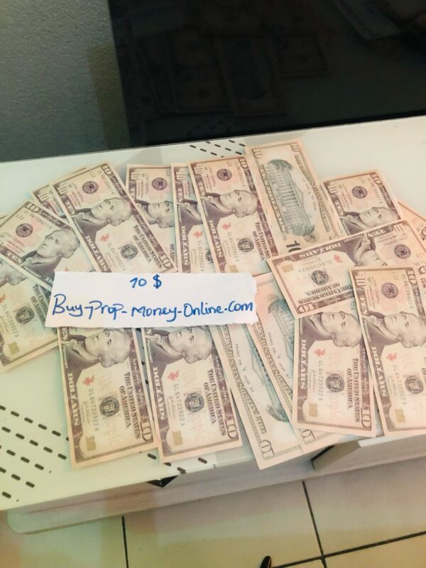 Compre billetes falsos de $10 dólares indetectables