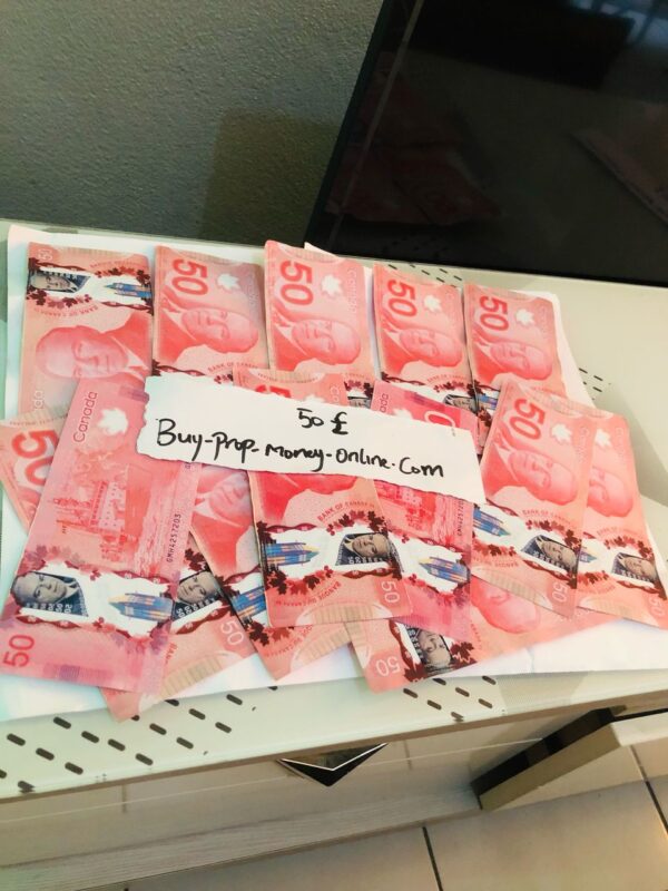 Compre billetes falsos de $50 dólares canadienses