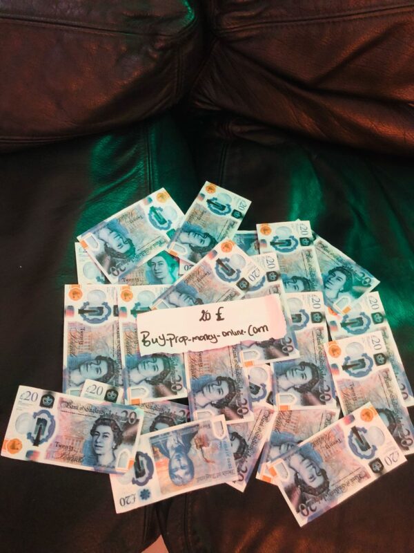 COMPRE BILLETES FALSOS DE 20 LIBRAS ESTERLINAS QUE PARECEN REALISTAS – DINERO FALSIFICADO INDETECTABLE A LA VENTA
