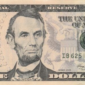 Compre dólar falso de 5 dólares que parezca real